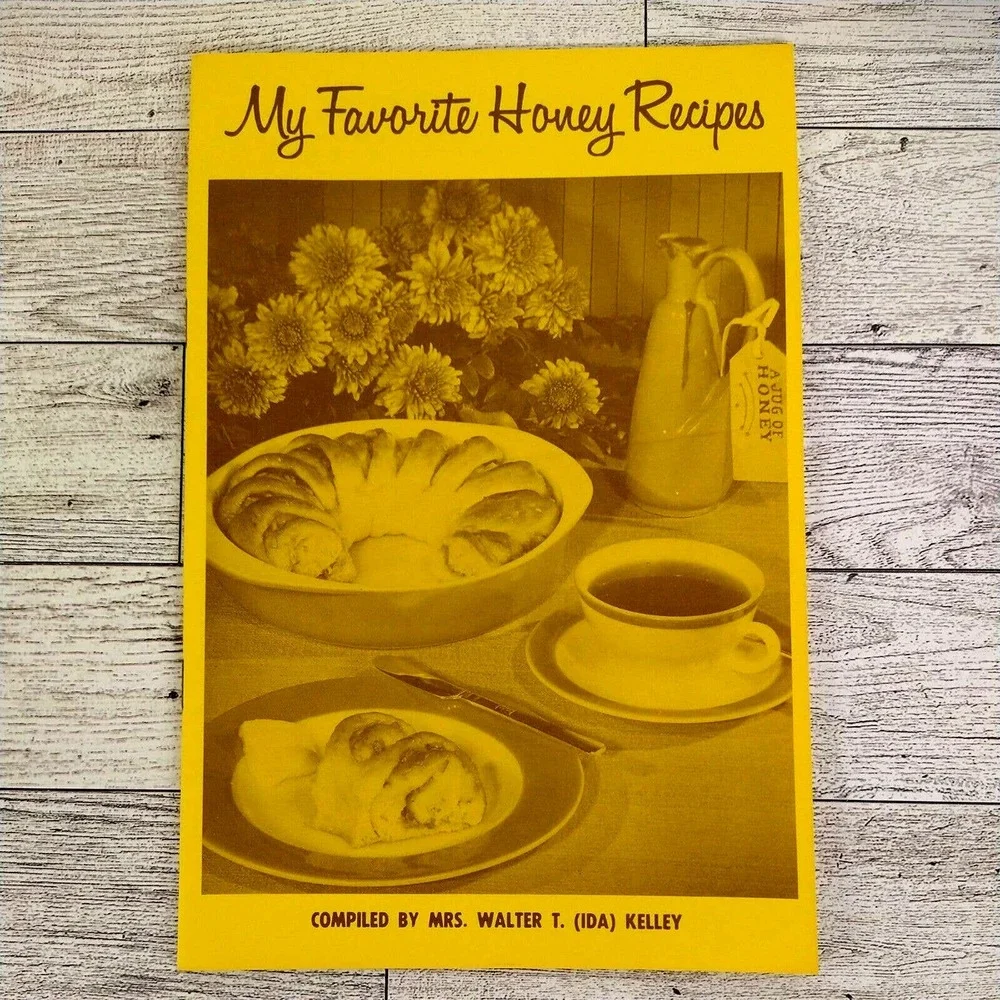 My Favorite Honey Recipes Cookbook Ida Kelley Staple Bound‎ Vintage Booklet